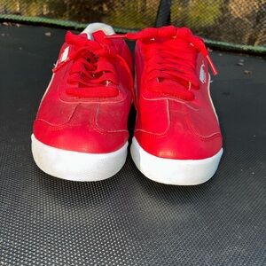 Puma Kids Bright Red Sneakers